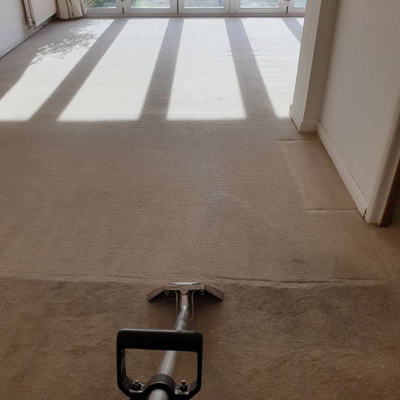 Professional cleaning before and after showcase